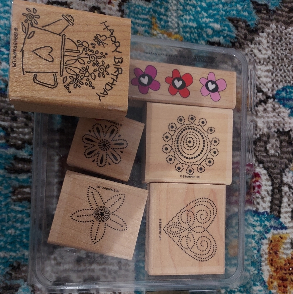 Rubber Scrapbook Stamps